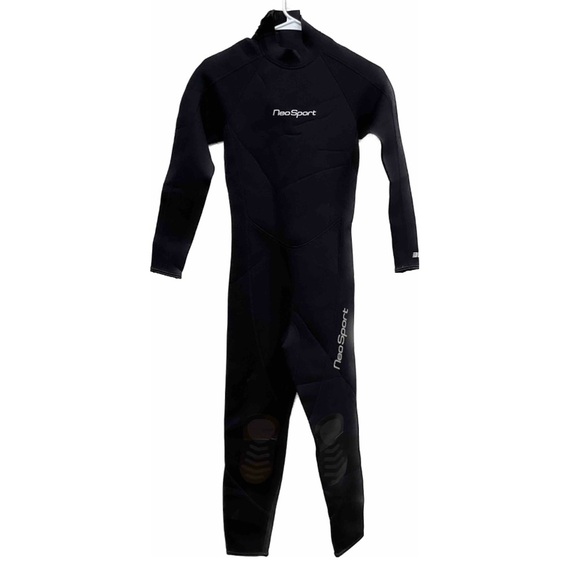 NeoSport Unisex Juniors 3mm Black Full Wetsuit - Picture 1 of 4